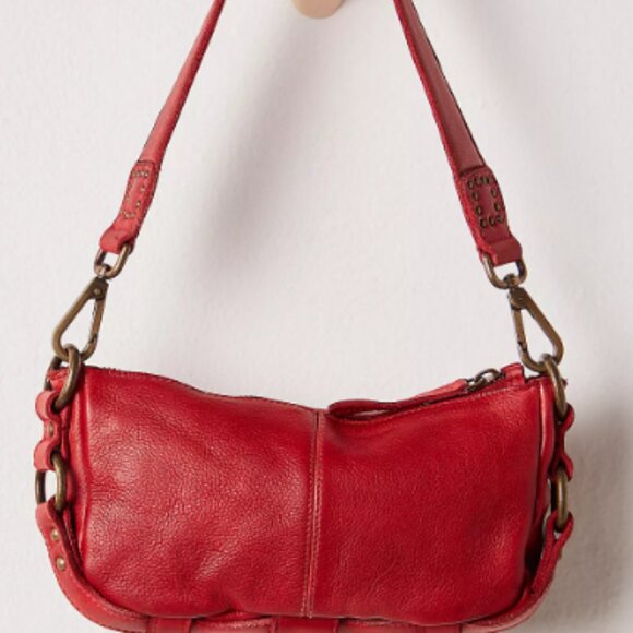 Free People Lilli Leather Shoulder Bag - NWOT - Picture 2 of 6